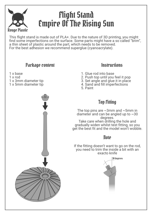 Flight Stand - Rising Sun - Image 2